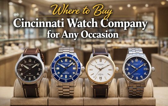Where to Buy Cincinnati Watch Company for Any Occasion
